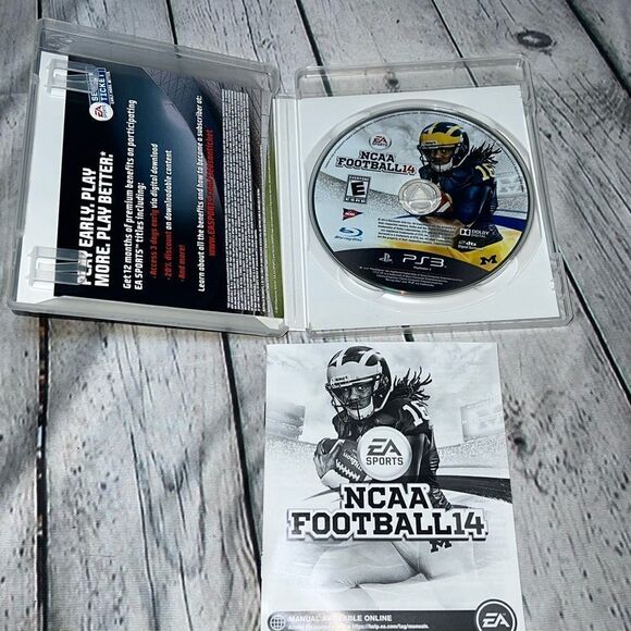 PS3 NCAA Football 14 Complete In Box With Manual 💯🔥 - Picture 8 of 8
